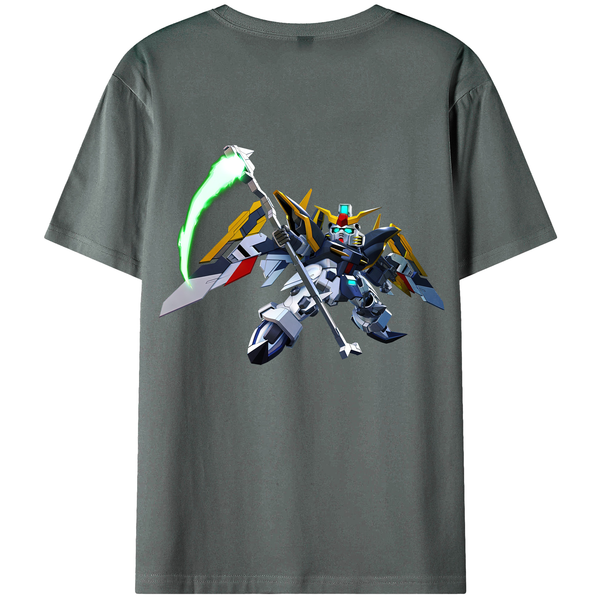 （画像用） 刀剣乱舞 Touken Ranbu 綿100％ メンズ半袖Tシャツ（バックプリント） 通気性